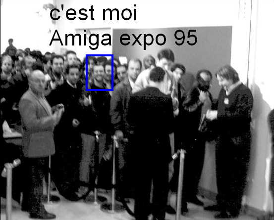 Moi - Amiga Expo 95 (Paris)